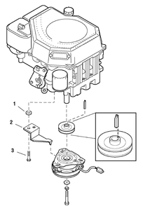 Pto Clutch Anchor Kit (1687195) Diagram and Parts List for 1687195  Briggs and Stratton Lawn Tractor Accessories